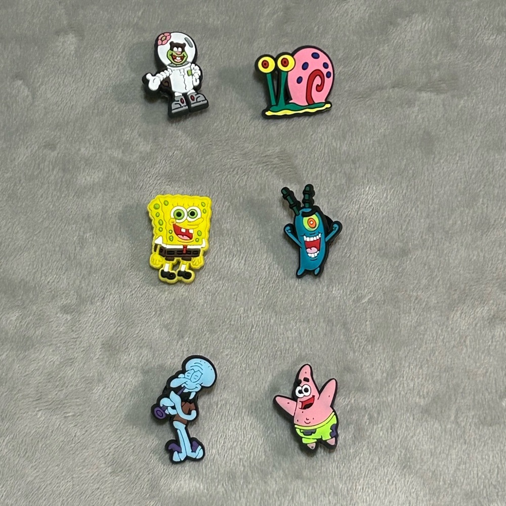 SpongeBob SquarePants Crocs Charms Set
